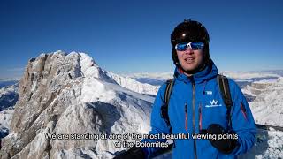 Review of the skiing Area Arabba  Marmolada by the meteorologists of Alpenweerman Netherlands [upl. by Ingamar]