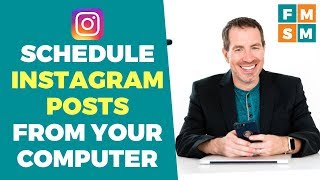 Schedule Instagram Posts From A Desktop Computer [upl. by Aramo553]