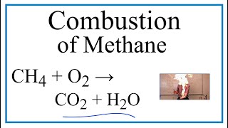 Balanced Equation for the Combustion of Methane CH4 [upl. by Rollet]