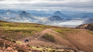 Iceland trekking tour from Landmannalaugar to Þórsmörk [upl. by Hametaf]