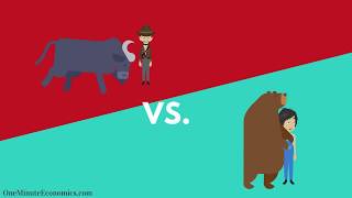 Bull and Bear Markets Bullish vs Bearish Explained in One Minute From Definition to Examples [upl. by Atiuqad222]