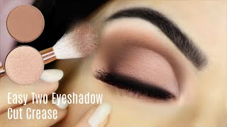 Easy Eye Makeup Using Two Eyeshadows  Monday Makeup Lessons [upl. by Jezabella]