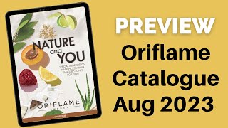 Oriflame Catalogue Preview August 2023 [upl. by Hgielrebma]