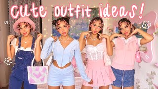 CUTE OUTFIT IDEAS 2021 what ive been wearing recently [upl. by Lomaj603]