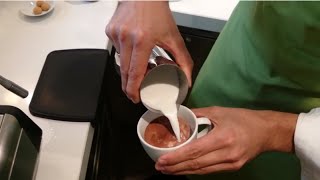 Die Perfektion der heißen Schokolade Tutorial of Hot Chocolate [upl. by Togram104]