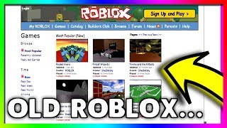 How To See the OLD ROBLOX Website 2004today [upl. by Kittie221]