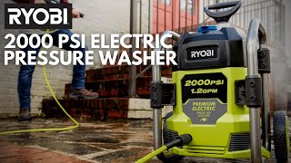 RYOBI 2000 PSI Electric Pressure Washer [upl. by Drain]