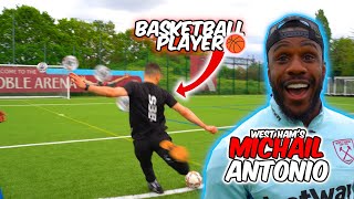 CROSSBAR CHALLENGE WITH MICHAIL ANTONIO [upl. by Jacklin]