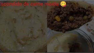 escondidinho de carne moida [upl. by Enawtna]