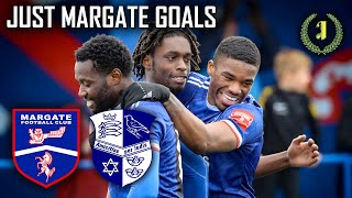 JUST THE MARGATE GOALS  Wingate amp Finchley FC H  20th April 2024 [upl. by Anircam]