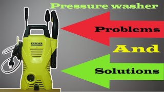 Pressure washer  3 Common problems amp solutions [upl. by Nodarb507]