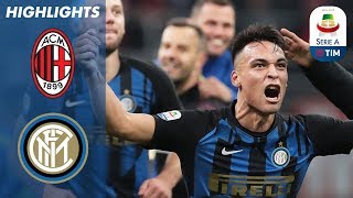 AC Milan 23 Inter  Intense Milan Derby sees Inter edge AC Milan  Serie A [upl. by Attelrac]