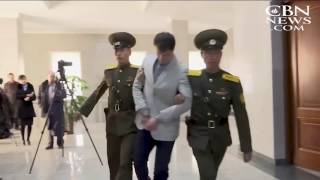 Beaten and Terrorized Otto Warmbier Returns in a Coma from N Korean Captivity [upl. by Anitsihc]