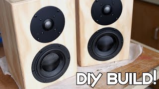 DIY 55quot Bookshelf Speaker Build  Dayton Esoteric amp Peerless [upl. by Iadahs]