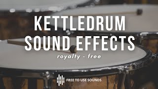 Kettledrum Sound Effects [upl. by Anerbes]