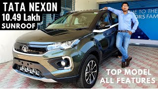 New Tata Nexon XZ Optional Premium SUV  Sunroof New Interiors Features Price  Tata Nexon BS6 [upl. by Tteragram]