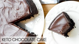 Easy Keto Chocolate Cake  THE BEST KETO CHOCOLATE CAKE RECIPE [upl. by Llenhoj919]