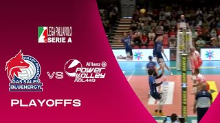 Piacenza vs Milano  Highlights  SuperLega  Playoffs [upl. by Ahsinad]