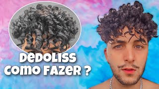 Cabelo Cacheado Masculino  Como Fazer Cachos  Dedoliss [upl. by Watson]