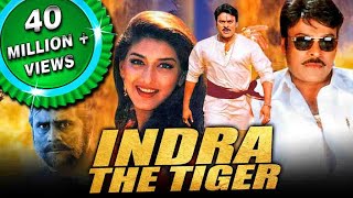 Chiranjeevi Superhit Action Hindi Dubbed Movie  Indra The Tiger  Sonali Bendre [upl. by Elyagiba]