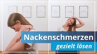 Nackenschmerzen lösen  5 Übungen für sofortige Entspannung [upl. by Mose]