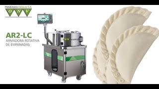 ✅ MÁQUINA para HACER EMPANADAS  ► ARSDLC armadora rotativa de empanadas [upl. by Dorcus]