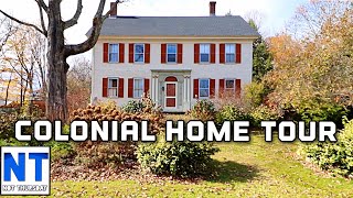 Mega tour of a Colonial New Hampshire home amp its history [upl. by Aisauqal]