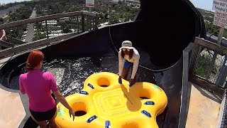 The Black Thunder Water Slide at Rapids Water Park [upl. by Ris]