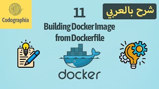 Building Docker Image from Dockerfile  Part 11  Docker شرح [upl. by Anahsohs300]