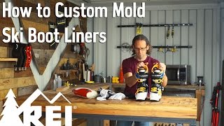 Skiing How to Custom Mold Ski Boot Liners [upl. by Grissel528]