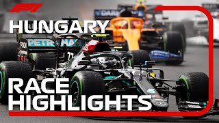 2020 Hungarian Grand Prix Race Highlights [upl. by Elcarim]