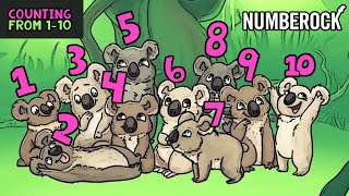 Counting to 10 in Song For PreschoolKindergarten [upl. by Noired77]