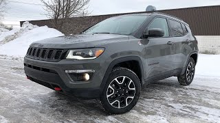 2020 Jeep Compass Trailhawk Review [upl. by Anyale82]