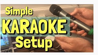 Karaoke Setup  for home  super easy 2022 [upl. by Atiseret]