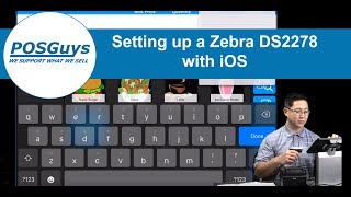 Setting up a Zebra DS2278 with iOS [upl. by Llerrom]