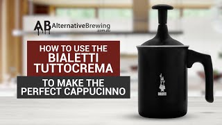 How to Use the Bialetti Tuttocrema Milk Frother [upl. by Ennaeerb386]