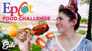 Ultimate Epcot Food Challenge Trying All Of The Iconic Eats [upl. by Jocelin]