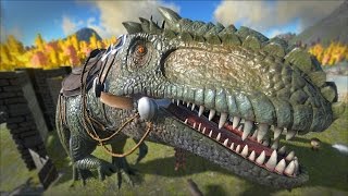 ARK Survival Evolved  Taming A GIGANOTOSAURUS 49 [upl. by Netsrik]