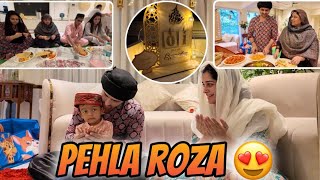 Pehla Roza Alhamdulillah  Sehri Se Iftar Tak  Decor ka Saman Tod Diya  Ramadan vlog [upl. by Lotsyrk]