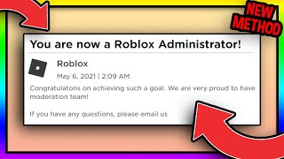 How to BECOME ADMIN in Roblox  2021 Tutorial [upl. by Defant543]