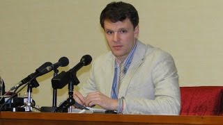 US student held in North Korea confesses [upl. by Ocsirf]