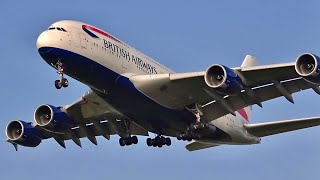 138 planes in 1 hour  London Heathrow LHR Plane spotting 🇬🇧 Watching airplanes Busy heavy traffic [upl. by Sousa]