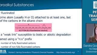 ITRC PFAS Naming Conventions amp Physical and Chemical Properties [upl. by Anivram]