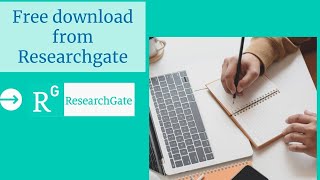 How to download Research Artciles from ResearchGate Free [upl. by Annirtak]