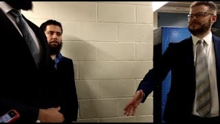 EXCLUSIVE  DAVID WOOD TRIES TO SHAKE HIJABS HAND [upl. by Nylrac49]