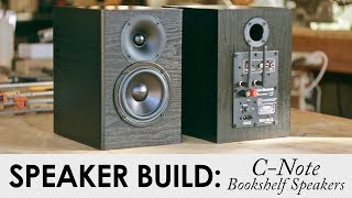 CNote Bookshelf Speakers Kit Build  Built In WiFi amp Bluetooth Amp [upl. by Annig]