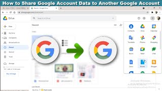 How to Transfer Data between Google Accounts  Email Contacts Google Drive Photos [upl. by Fridlund]