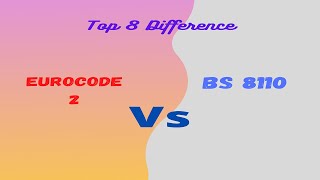 Eurocode 2 vs BS 8110 Top 8 Differences [upl. by Anaylil]