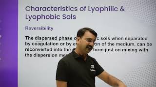 Class12ChemistryCh11Surface ChemistryTopicCharacteristics of Lyophilic and Lyophobic Sols L 5 [upl. by Bushore]