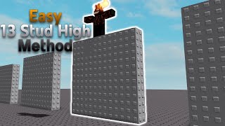 EASY 13 Stud High Jump Method  Roblox Tutorial [upl. by Candra]